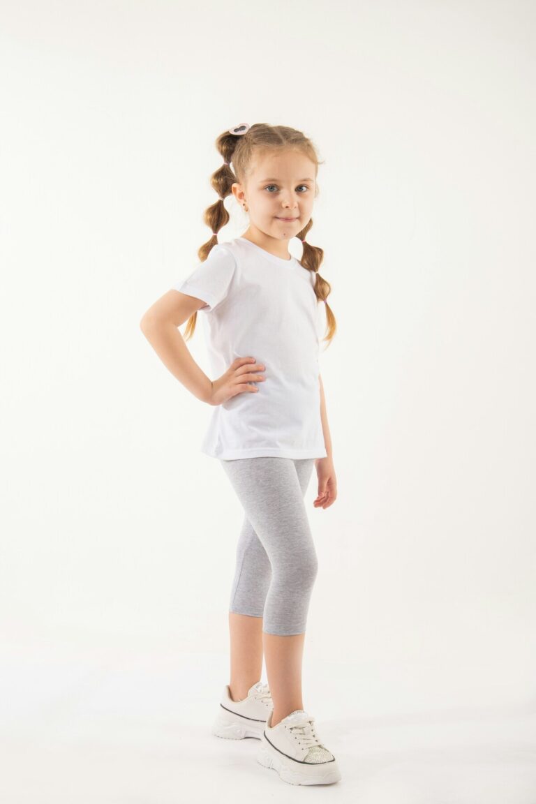 Girl wearing comfortable leggings for everyday use